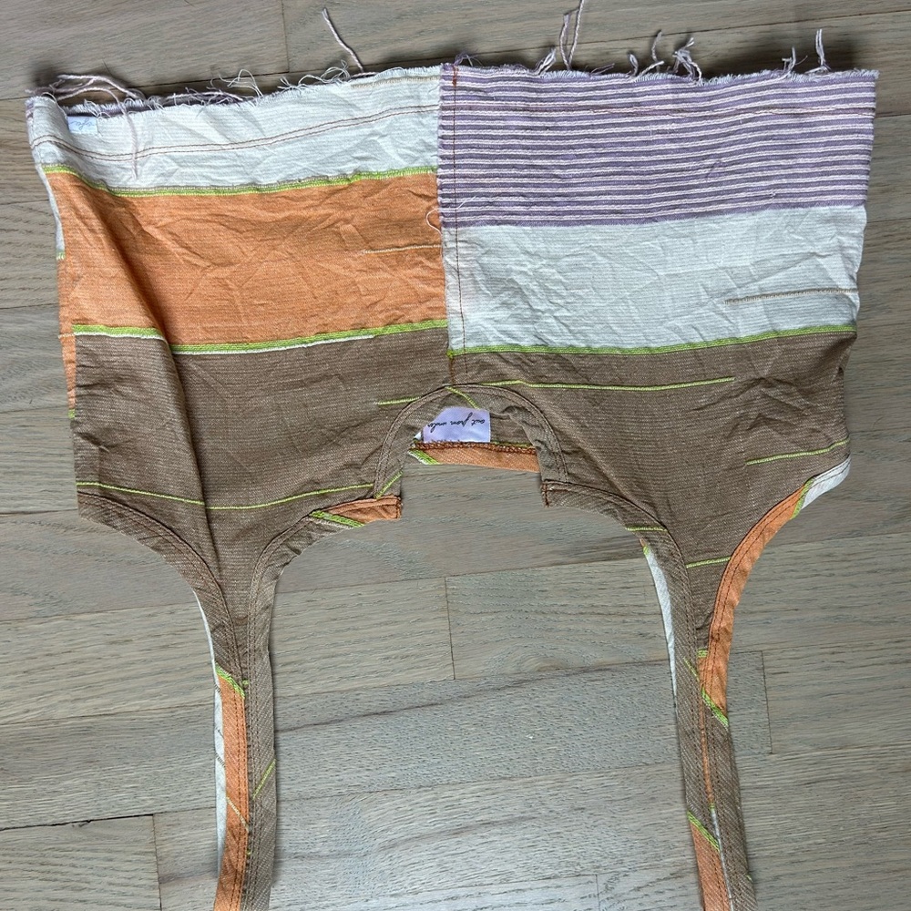 Urban Outfitters Orange and Brown Cover up top